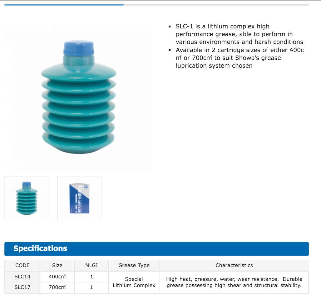 Special Lithium Complex Greese SLC1